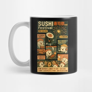 Sushi Festival Design Mug